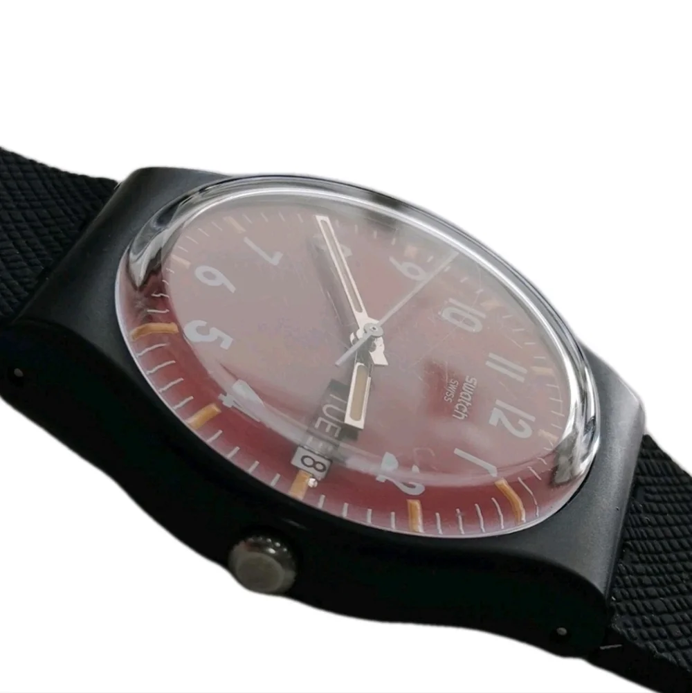 Swatch Unisex Quartz Day/Date Watch